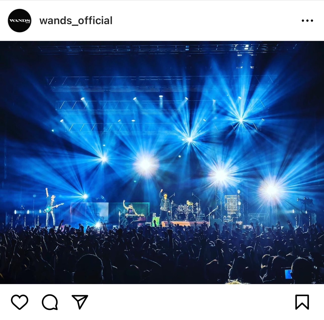 「WANDS Live Tour 2023 ～SHOUT OUT！～」のステージ写真